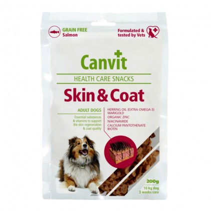 Canvit Skin & Coat Snack Лакомства для кожи и шерсти собак