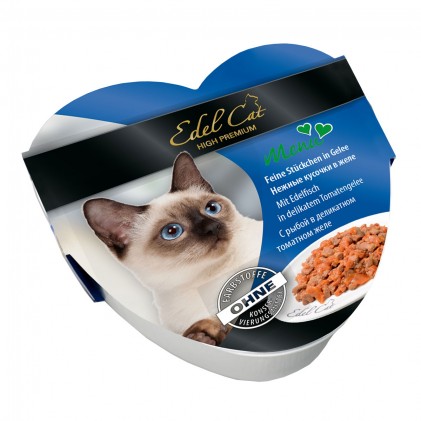 Edel Cat Menu Консервы для кошек с рыбой в томатном желе