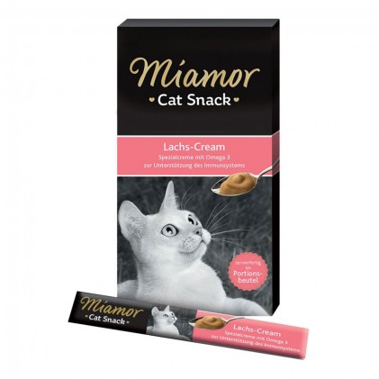 Miamor Cat Snack Lachs Cream Ласощі для зміцнення імунної системи у кішок