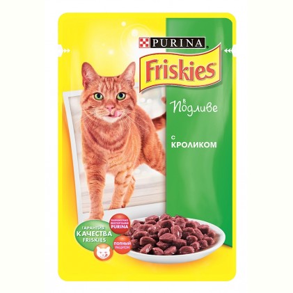 Friskies (пауч) Консервы для кошек с кроликом в подливе