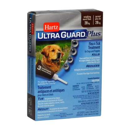 Hartz UltraGuard PLUS Drops Краплі на загривок для собак вагою понад 28 кг