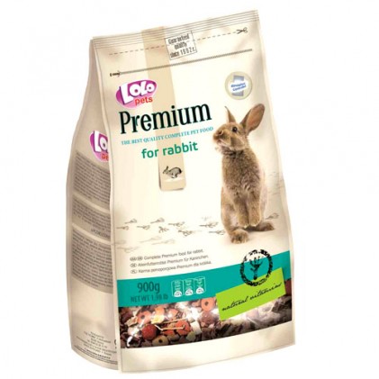 Lolo Pets PREMIUM for rabbit Повнораціонний корм для кроликів