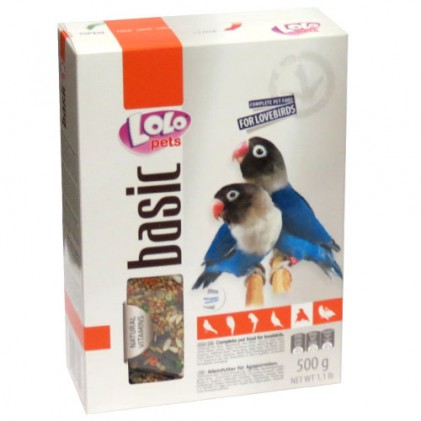 LoLo Pets basic for LOVEBIRDS Повнораціонний корм для нерозлучників