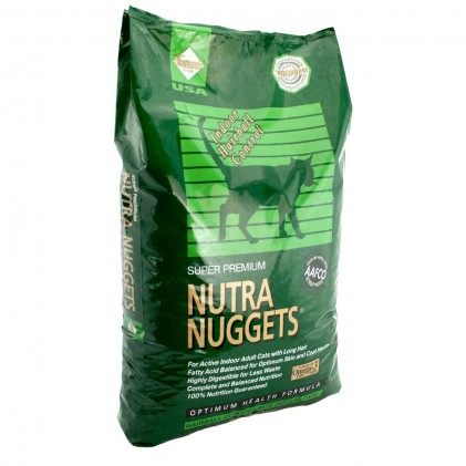 Nutra Nuggets Indoor (Нутра Нагетс) Hairball Control Formula (зеленая)