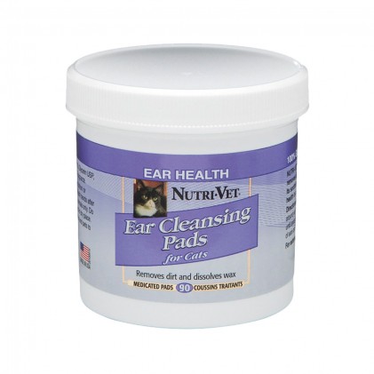 Nuti Vet Ear Cleansing Pads Вологі серветки для гігієни вух у кішок