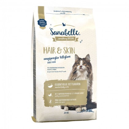 Sanabelle Hair and Skin Сухой корм для выставочных и привередливых кошек