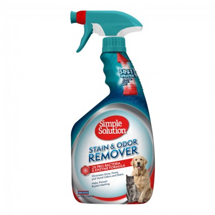 Simple Solution Stain & Odor Remover Средство для удаления пятен и запаха мочи собак и кошек