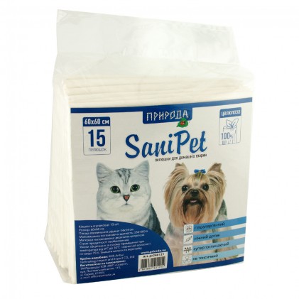 SaniPet Пелюшки для цуценят і собак (60х60 см)