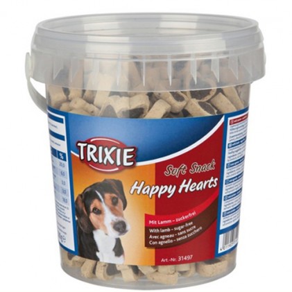 Trixie Soft Snack Happy Hearts Ласощі для собак з ягням (відро)