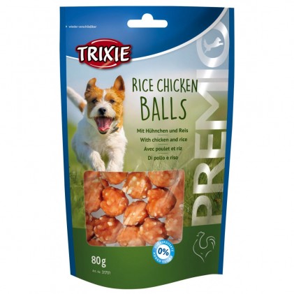 Лакомства для собак Trixie 31701 Premio Rice Chickies Balls с куриной грудкой и рисом