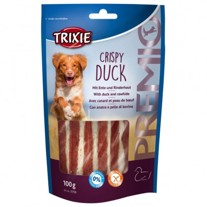 Лакомства для собак Trixie 31705 Premio Crispy Duck с мясом утки и из сыромятой кожи