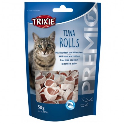 Ласощі для кішок Trixie 42732 Premio Tune Rolls з тунцем і м'ясом птиці