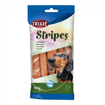 Лакомства для собак Trixie 3156 Stripes Light с домашней птицей