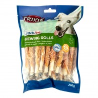Лакомства для собак Trixie 31378 Denta Fun Chewing Rolls с куриной грудкой