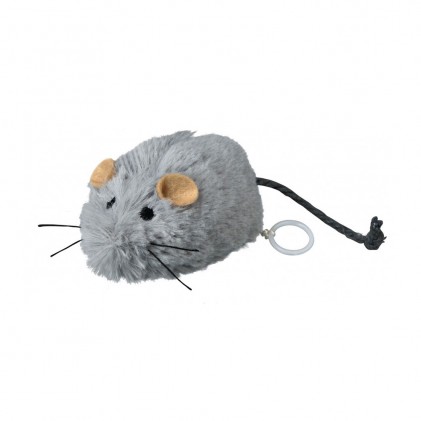 Іграшка для котів Trixie 4083 Миша вібруюча хутряна
