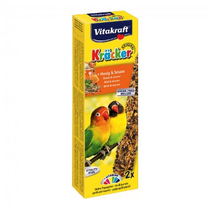 Vitakraft Kracker Лакомства для мелких африканских попугаев с медом и кунжутом
