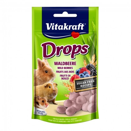 Vitakraft Drops Wild Berries Ласощі для гризунів з лісовими ягодами