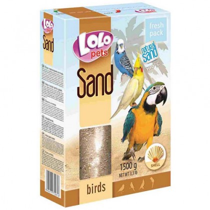 LoLo Pets Sand for BIRDS Пісок з черепашками для птахів