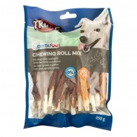 Trixie 31372 Denta Fun Chewing Rolls Mix Лакомства для собак микс с говядиной, ягненком и курицей