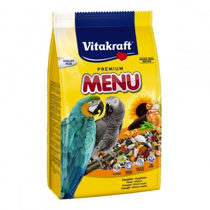 Vitakraft Premium MENU Корм для великих папуг