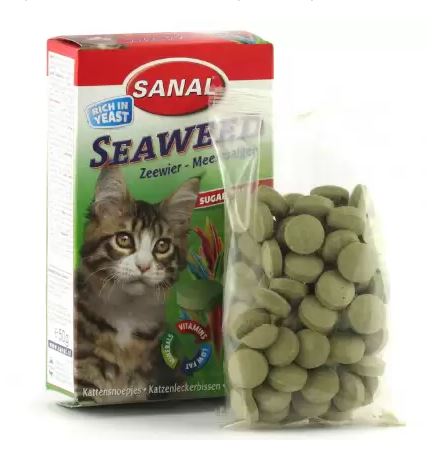 лакомства Sanal Seaweed для кошек 